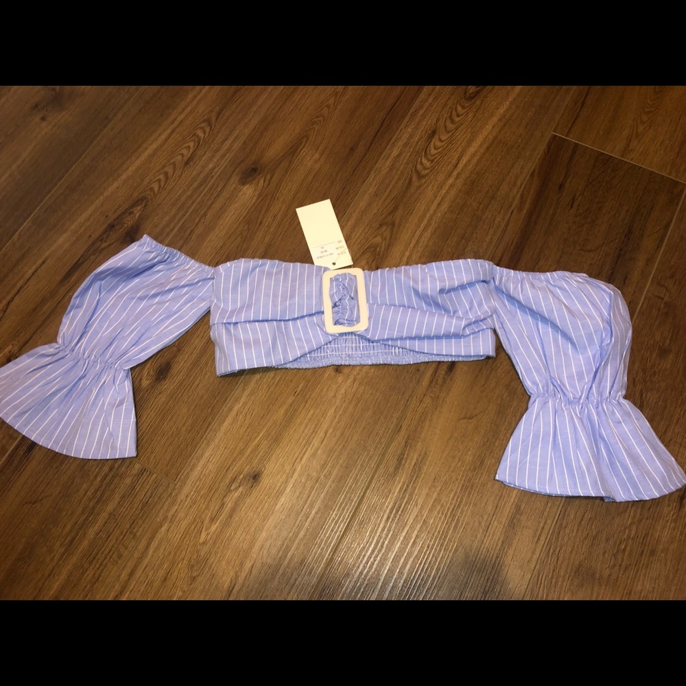 Striped crop top